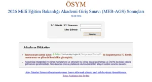 MEB AGS sonuçları sorgulama 2026 yeniden açıldı. AGS sonuçları açıklandı mı, nasıl sorgulanır?